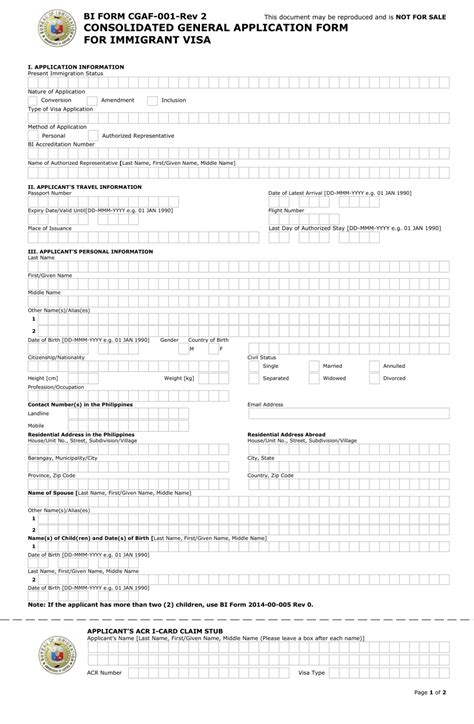 Forms and Guides from Bureau of Immigration (BI) .
